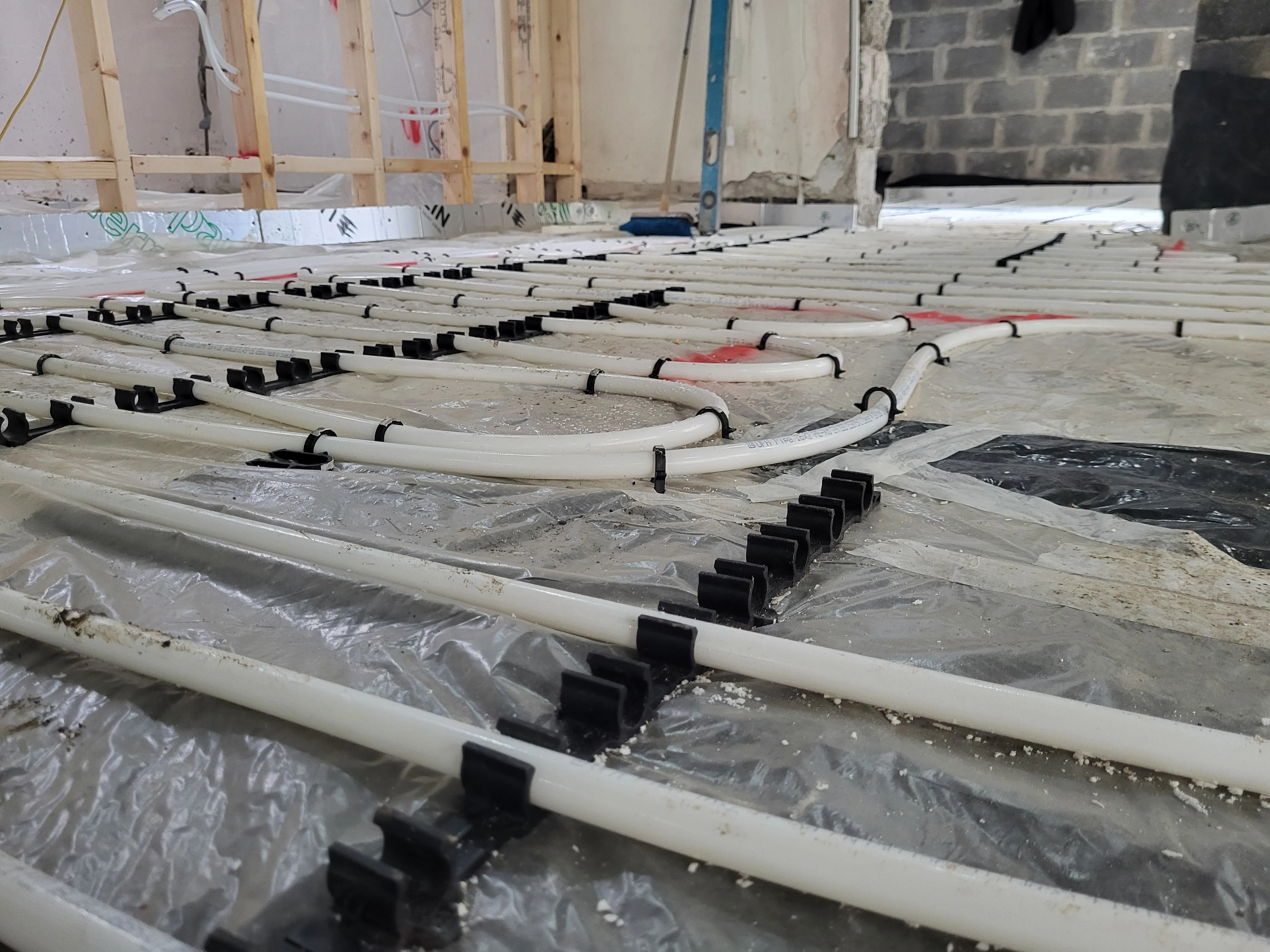 Dual modern heat pump units installed by DPH Plumbing