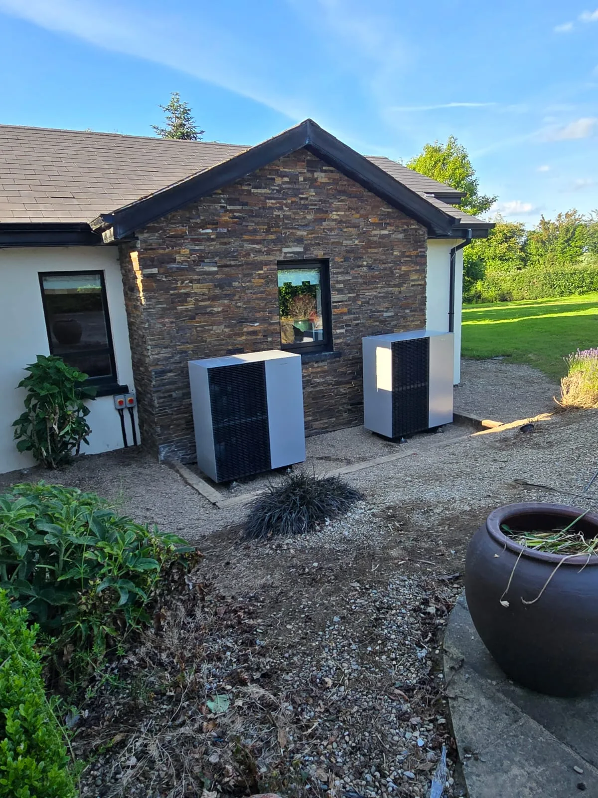 Completed heating project detail