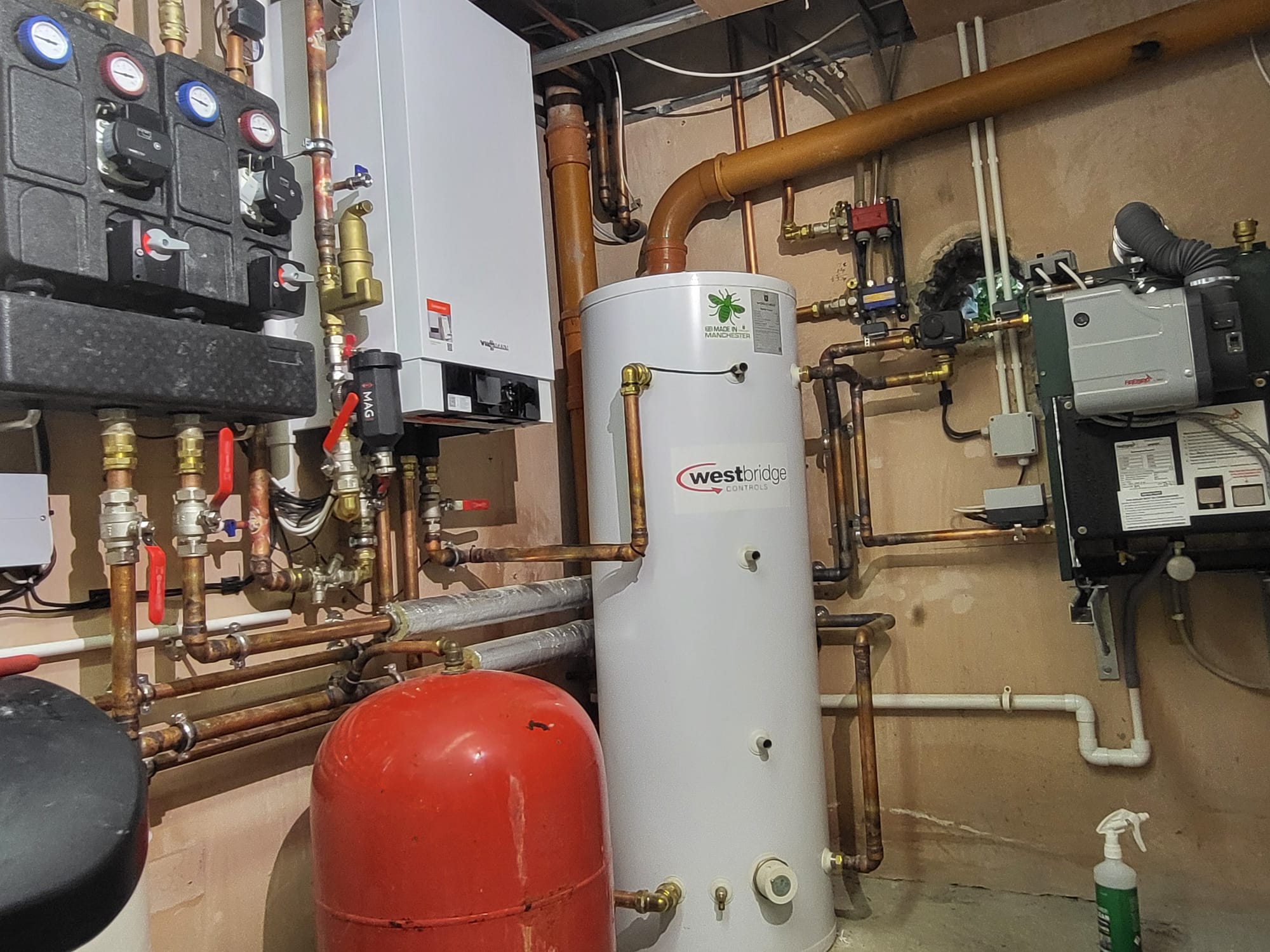 Finished plant room installation