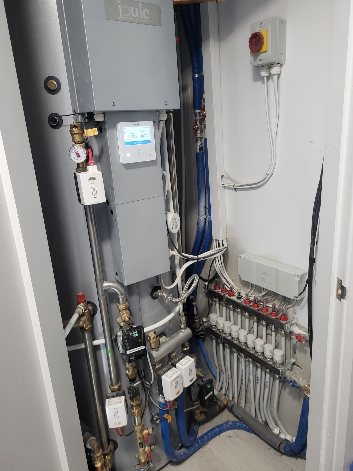 Boiler room upgrade detail