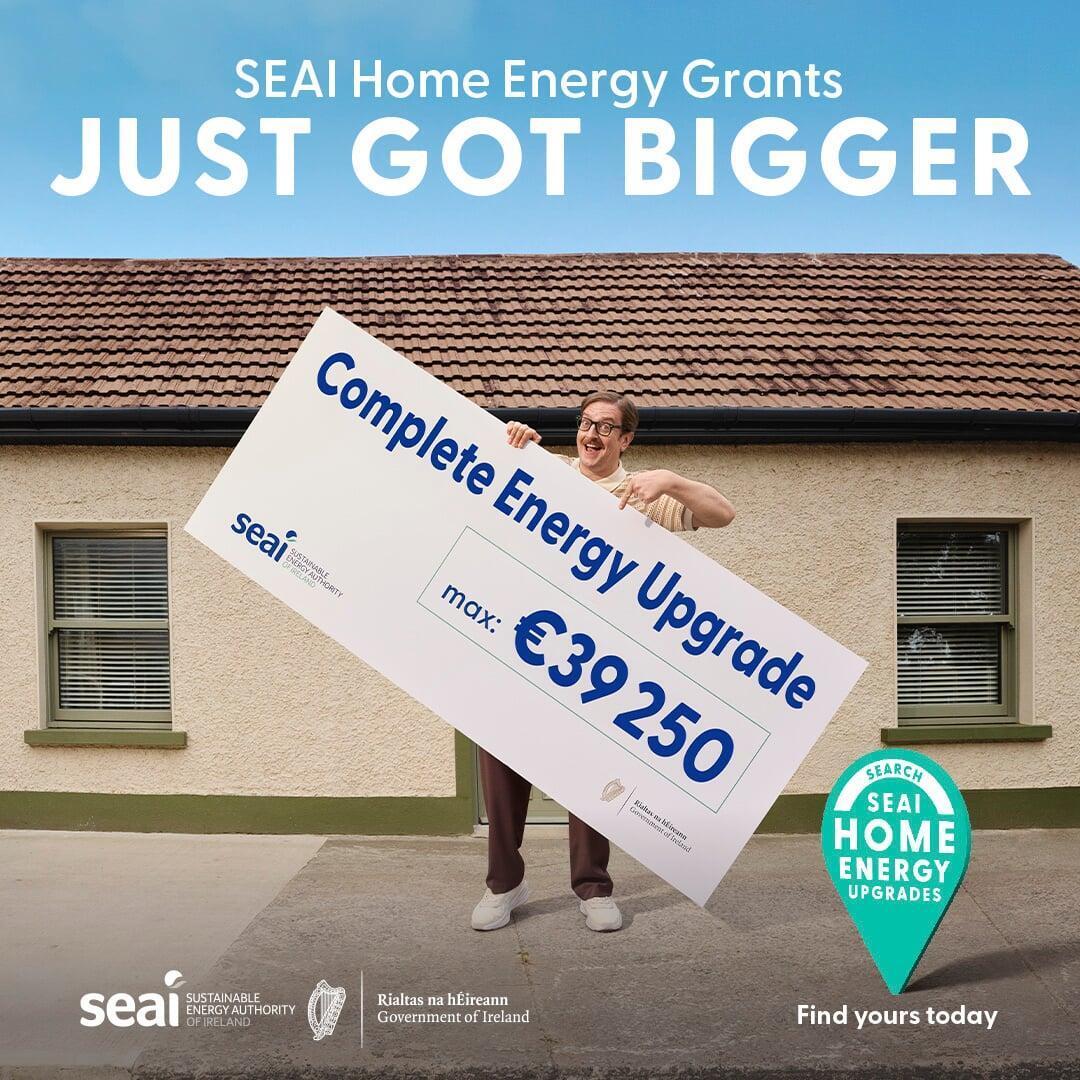 SEAI grant support information for homeowners